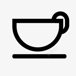 杯子中的可可巧克力茶马克杯早晨图标高清图片
