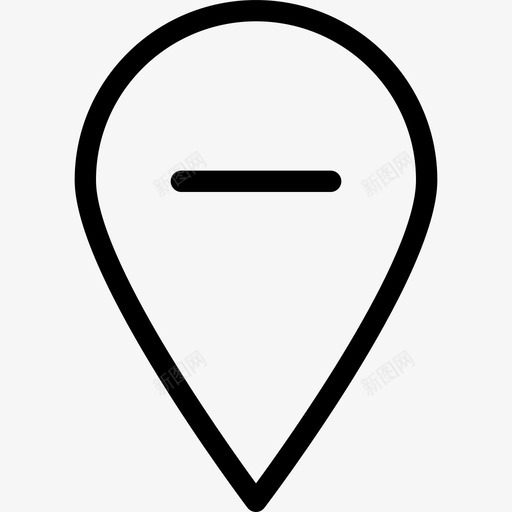 地图标记减去地理位置最小化svg_新图网 https://ixintu.com 减去地理位置 地图位置 地图和位置 地图定位 地图标记 地图标记减号 最小化