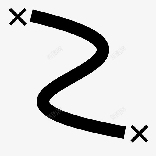 路线曲线曲线路径图标svg_新图网 https://ixintu.com 徒手画 曲线 曲线路径 曲线路线 绘制 绘制路线 路线