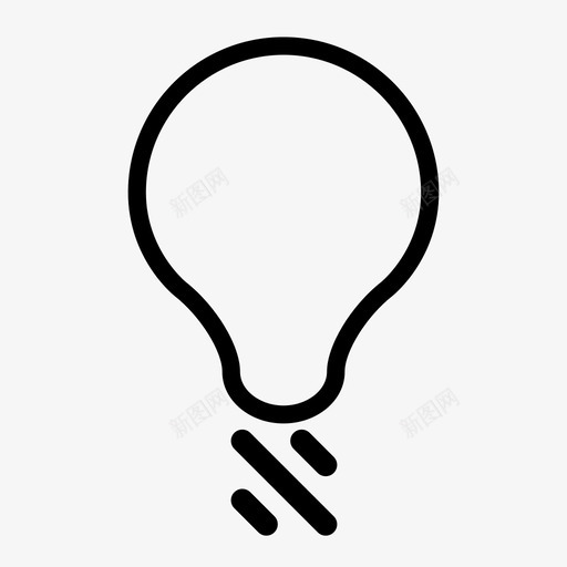 灯泡思考电源图标svg_新图网 https://ixintu.com 关 开 思想 思考 概念 灯 灯具 灯泡 电源 观念