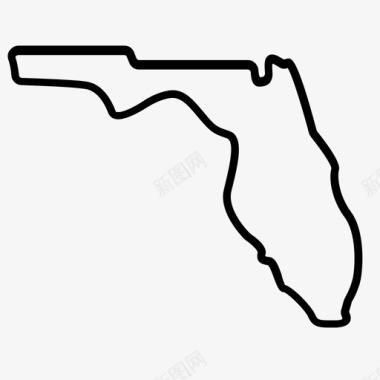 佛罗里达迈阿密棕榈滩图标图标