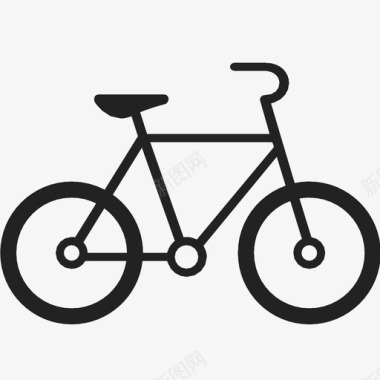 自行车两轮车交通工具图标图标