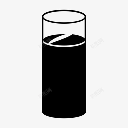 杯子水杯水合物图标svg_新图网 https://ixintu.com 250ml 一杯水 杯子 水合物 水杯 水玻璃 饮料