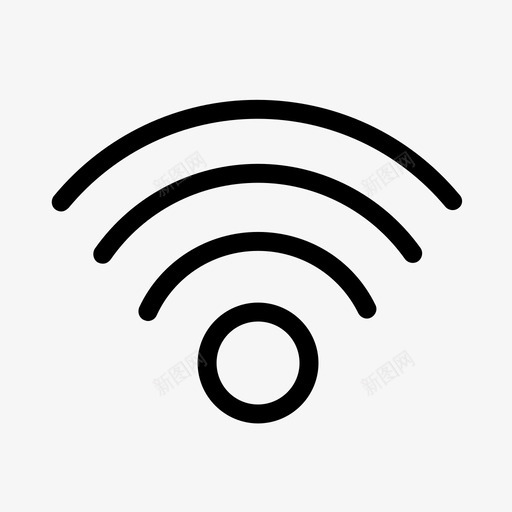 wifi计算机接收器图标svg_新图网 https://ixintu.com wifi wifi信号 互联网 基本用户界面 家庭 接收器 无线信号 线路 计算机 调制解调器