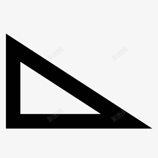 测角转角直角图标svg_新图网 https://ixintu.com 三角形 测角 直尺 直角 转角