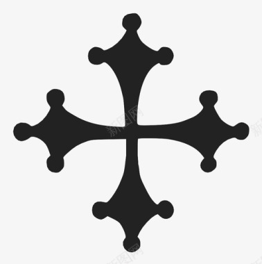 十字架图案物体图标图标