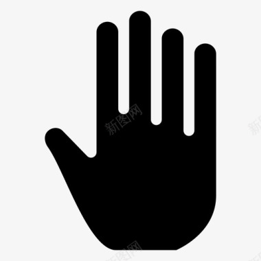 五个手指移动屏幕图标图标