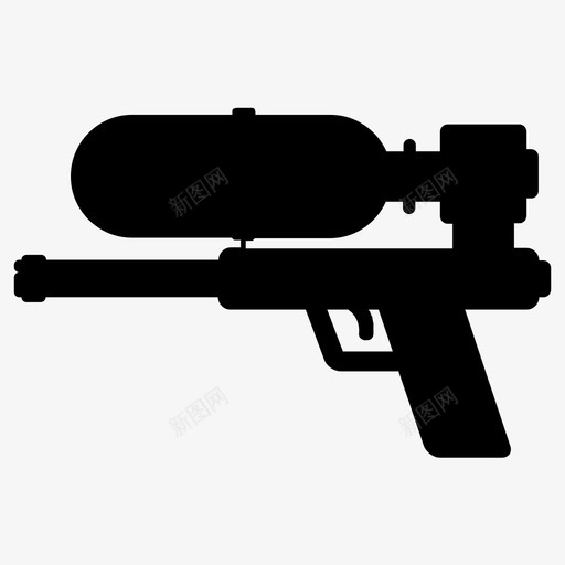 水枪超级浸水器玩具图标svg_新图网 https://ixintu.com 乐趣 儿童 喷雾器 水枪 玩具 超级浸水器