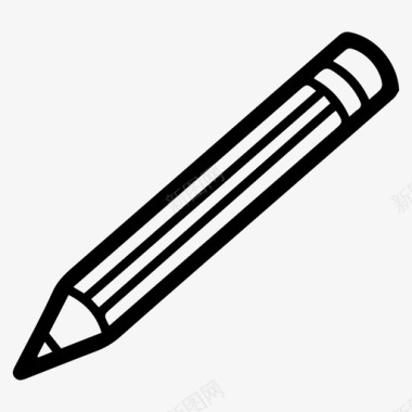 铅笔写作作家图标图标