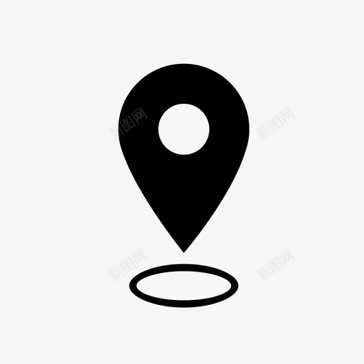 地图位置标识地图标识svg_新图网 https://ixintu.com 会议 位置标识 图钉 地图 地图标识 导航 陆地