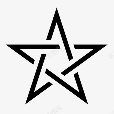 五角星星星图标图标