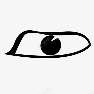 眼睛视力右眼图标图标
