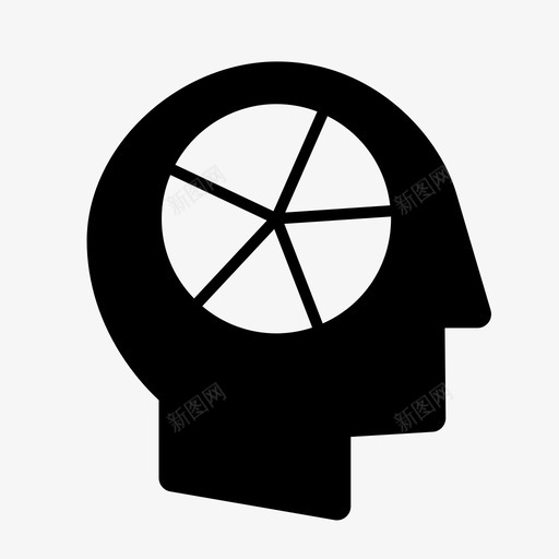 人类技能大脑记忆图标svg_新图网 https://ixintu.com 人 人类技能 大脑 头脑 学习 科学 记忆 饼图