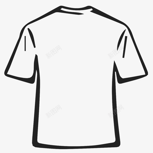 T恤服装棉质图标svg_新图网 https://ixintu.com T恤 时尚 服装 棉质