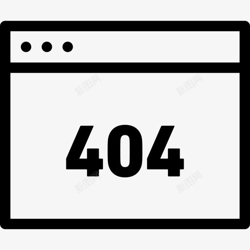 错误404窗口windows图标svg_新图网 https://ixintu.com windows 错误404窗口