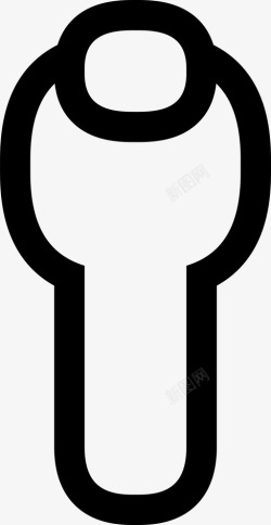 人类的象征鞠躬人鞠躬人类手势图标高清图片