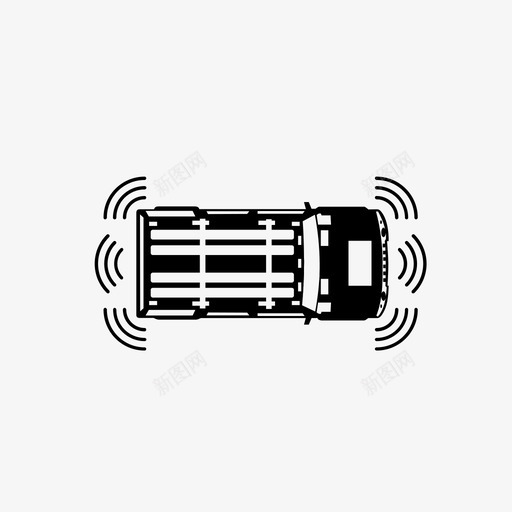 带传感器的汽车自动驾驶汽车图标svg_新图网 https://ixintu.com 带传感器的汽车 自动驾驶汽车