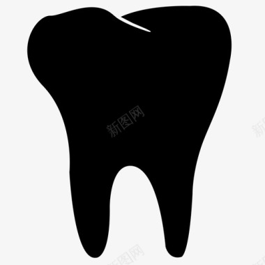牙齿口腔磨牙图标图标