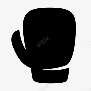 拳击拳击手套格斗图标图标