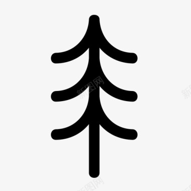 树户外自然图标图标