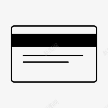 信用卡塑料卡电汇图标图标