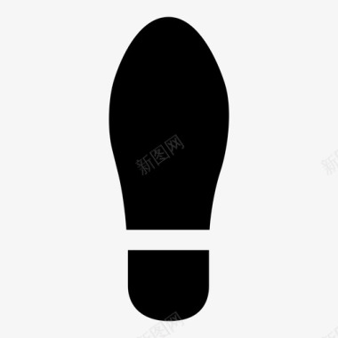 脚印鞋子台阶图标图标