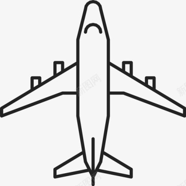 飞机航空旅行运输图标图标