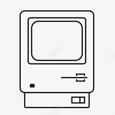 macintosh 128k苹果电脑苹果公司图标图标