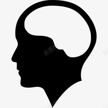 大脑在人的头人身体的各个部分图标图标
