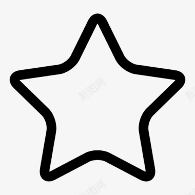 星星最爱五角星图标图标