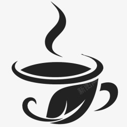 有机咖啡茶有机热饮料图标高清图片