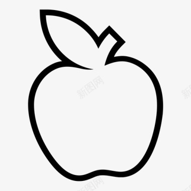 苹果市场配料图标图标