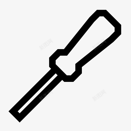螺丝刀制造建造图标svg_新图网 https://ixintu.com 修理 制造 工具 建造 螺丝刀