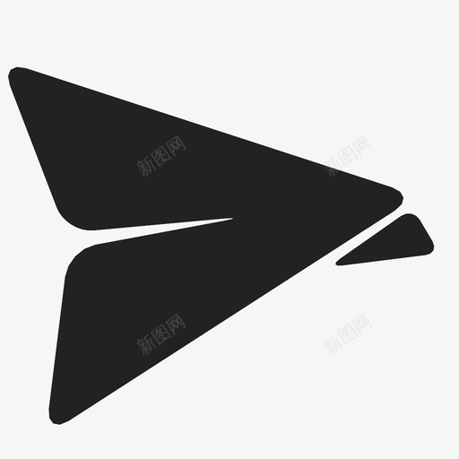纸飞机飞机玩具图标svg_新图网 https://ixintu.com 玩具 纸飞机 飞机