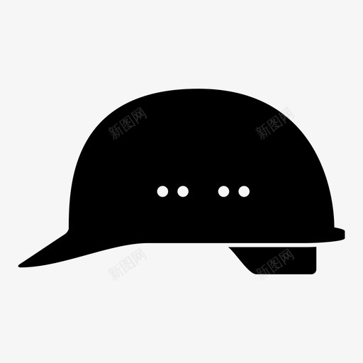 安全帽工作安全工人保护图标svg_新图网 https://ixintu.com 头盔 头部 安全帽 工业安全 工人保护 工作安全 建筑工人 防护工作服