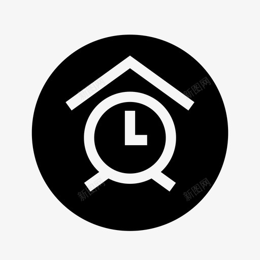 议程手表计时器图标svg_新图网 https://ixintu.com 上午 小时 手表 日期 时钟 晚上 白天 计时器 议程 闹钟