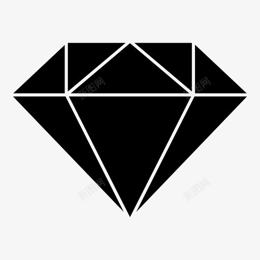 钻石碎片红宝石图标svg_新图网 https://ixintu.com 宝石 珠宝 矿物 碎片 稀有 红宝石 财富 钻石