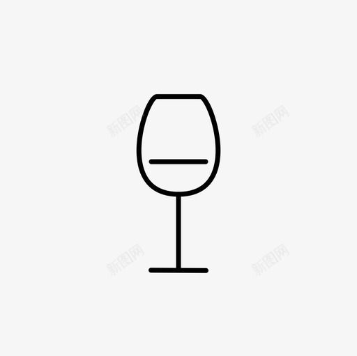 葡萄酒饮料杯子图标svg_新图网 https://ixintu.com 杯子 玻璃杯 白葡萄酒 红葡萄酒 葡萄酒 饮料