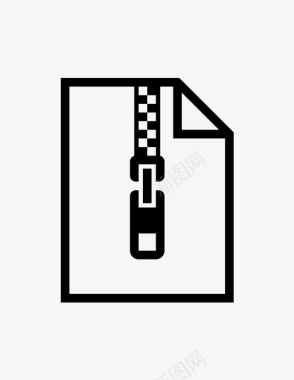 文档压缩文件图标图标