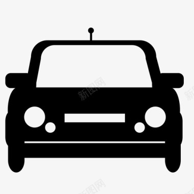 汽车司机机动车图标图标
