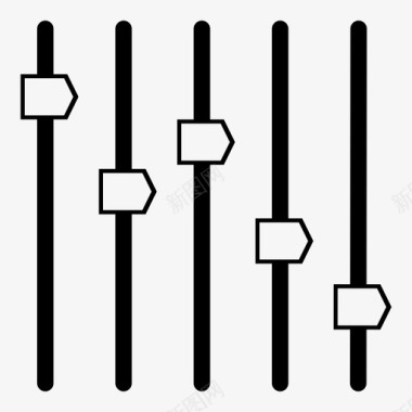 滑块设置音量不平衡图标图标