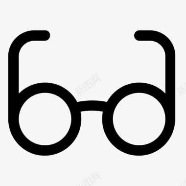 眼镜视力阅读清单图标图标