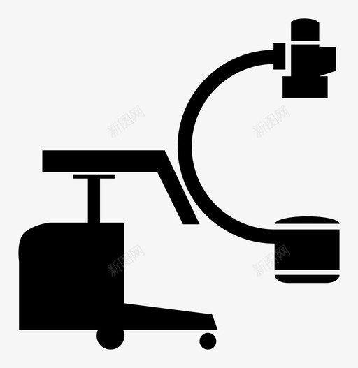 mri设备医院图标svg_新图网 https://ixintu.com mri x光机 x射线 医院 设备
