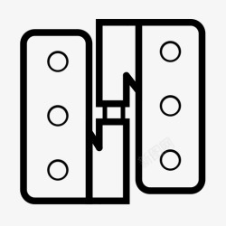 淋浴间塑料门门铰链塑料窗图标高清图片