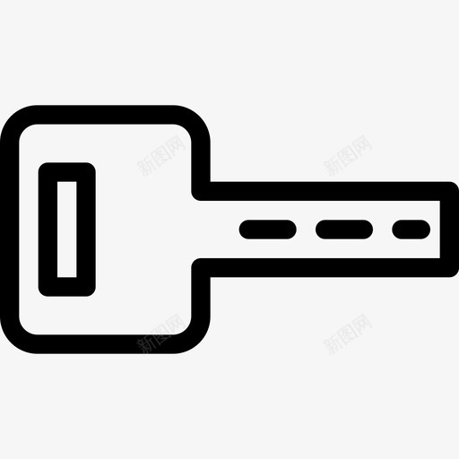 钥匙保护安全图标svg_新图网 https://ixintu.com 保护 安全 工具 形状 打开 标志 物体 解锁 钥匙