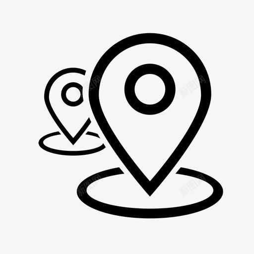 地图标记方向事件svg_新图网 https://ixintu.com 事件 会议 位置 地图 地图标记 地点 方向