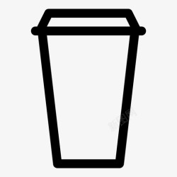togo咖啡杯togo杯简单图标高清图片