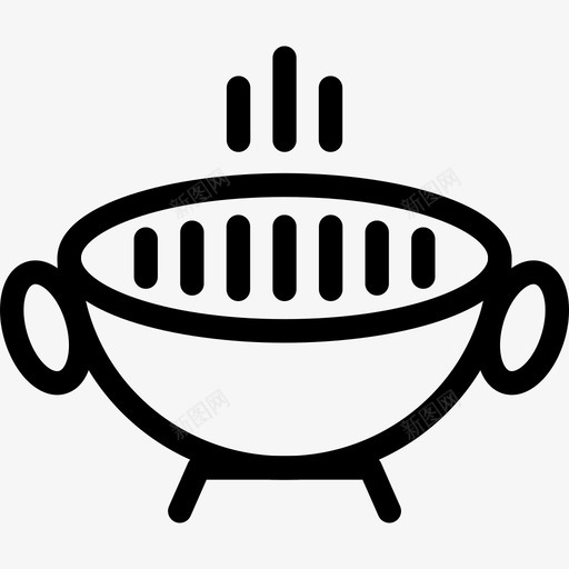 烧烤煮沸厨师图标svg_新图网 https://ixintu.com 厨师 火锅 炉子上的锅 烧烤 烹饪 烹饪锅 煮沸