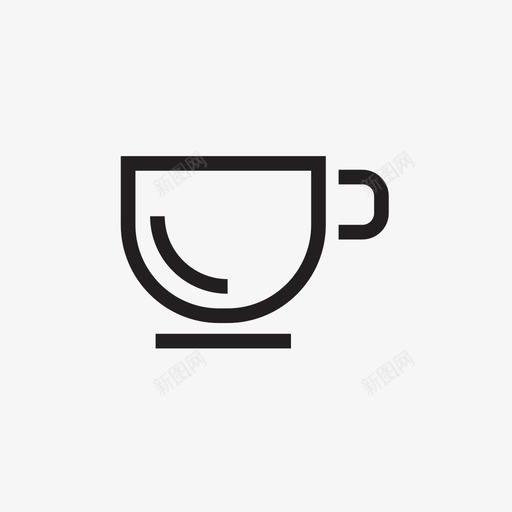 咖啡杯餐厅食品图标svg_新图网 https://ixintu.com 厨房 厨房用具 咖啡杯 早晨 玻璃 酒吧 食品 食品和饮料 餐厅 饮料