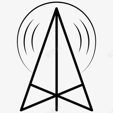 塔无线信号wifi信号图标图标